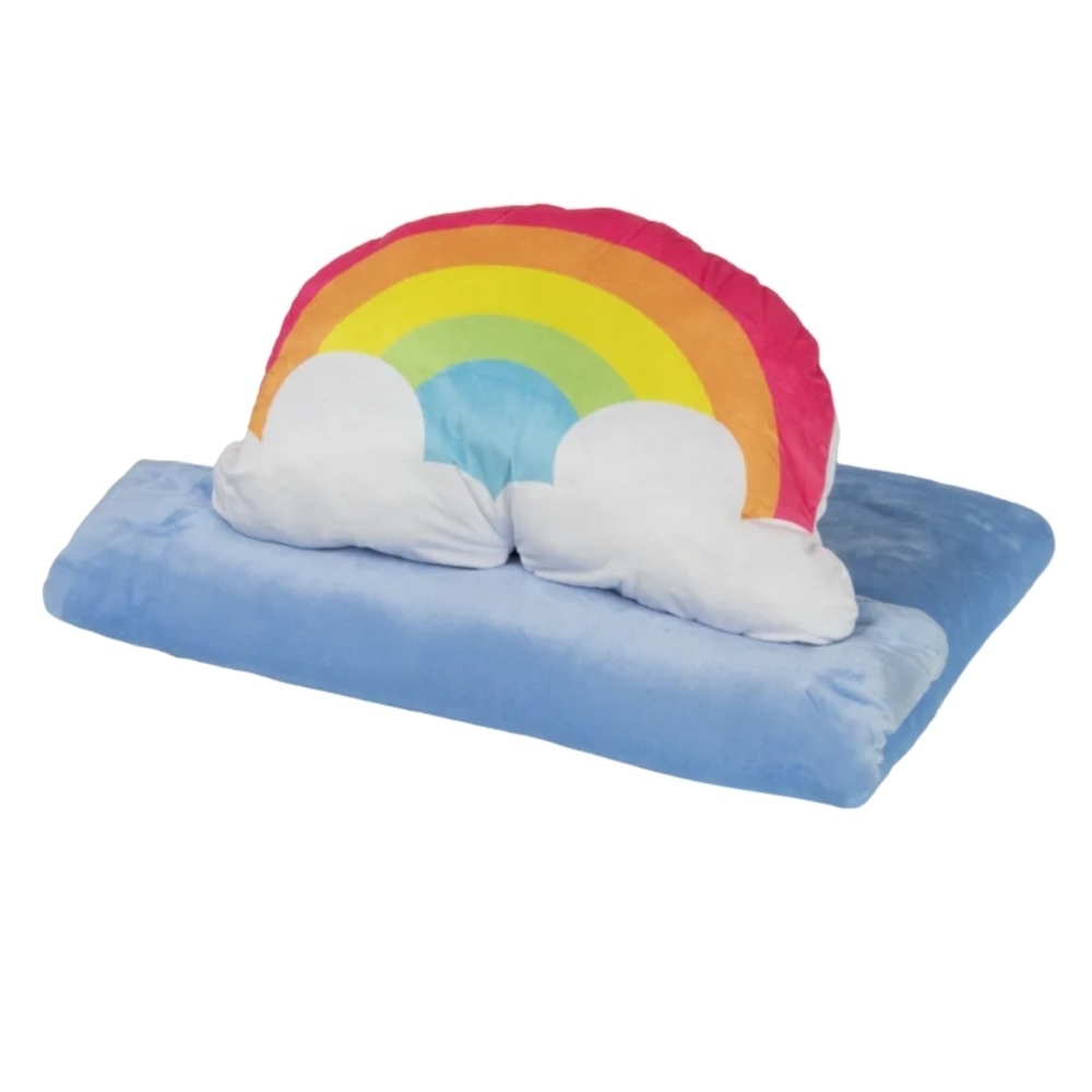 Warm & Cozy Snuggle Mat Blanket With Pillow